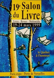 Affiche du Salon du livre de Paris 1999