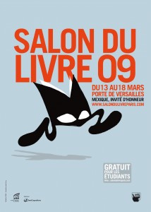 Affiche du Salon du livre de Paris 2009