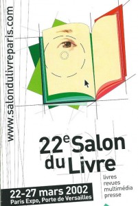 Affiche du Salon du livre de Paris 2002