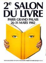 Affiche du Salon du livre de Paris 1982