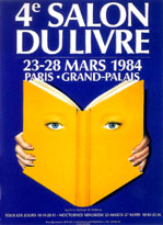 Affiche du Salon du livre de Paris 1984