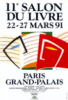 Affiche du Salon du livre de Paris 1991