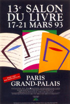 Affiche du Salon du livre de Paris 1993
