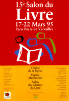 Affiche du Salon du livre de Paris 1995