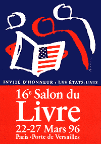 Affiche du Salon du livre de Paris 1996