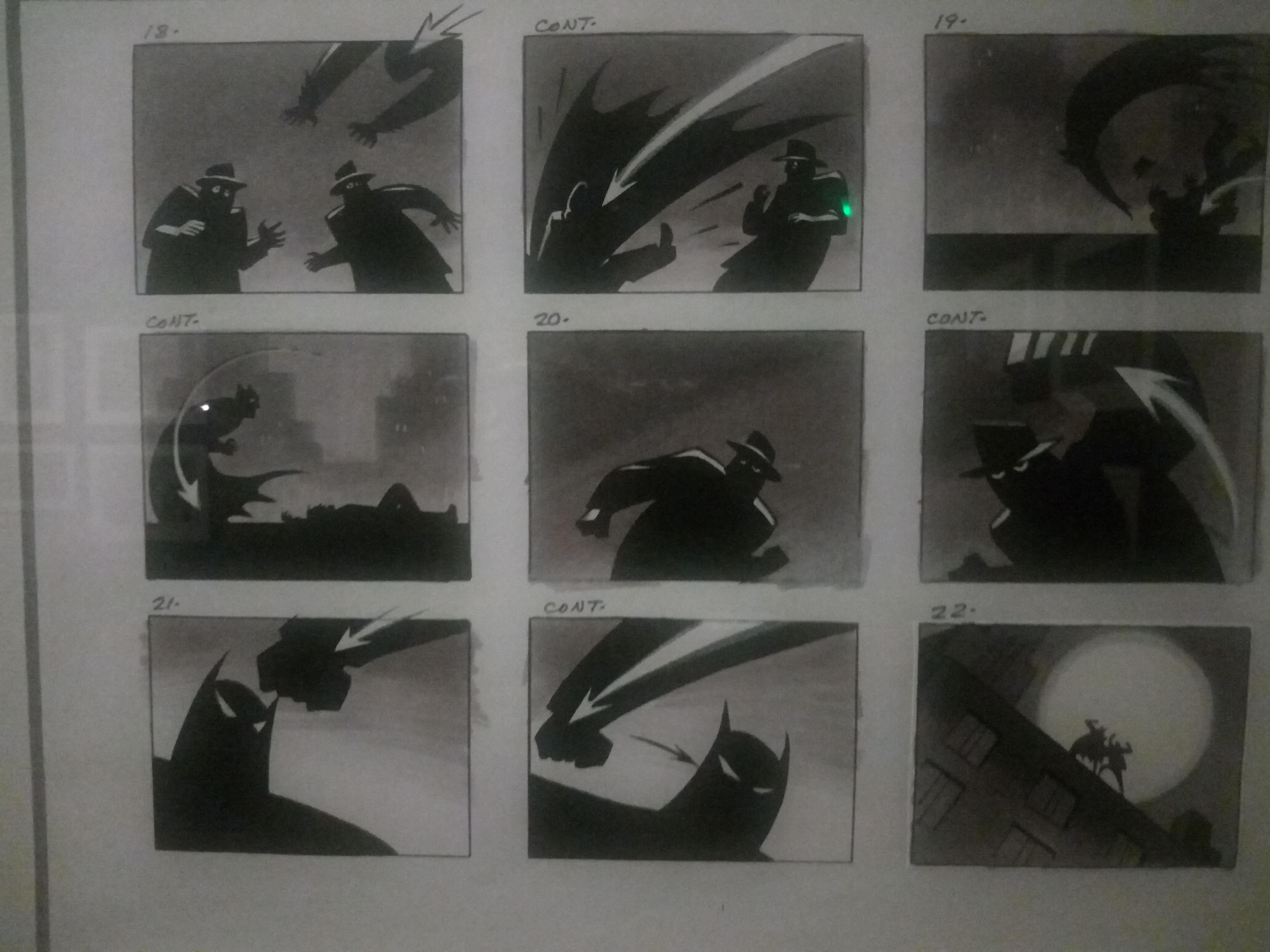 Story Board &quot;Batman : the animated&quot;